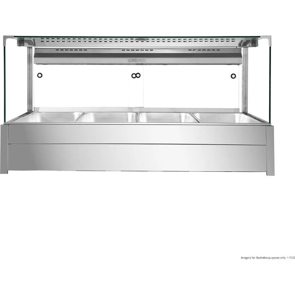 Bonvue Square Countertop Wet and Dry Bain Marie - BM14SC