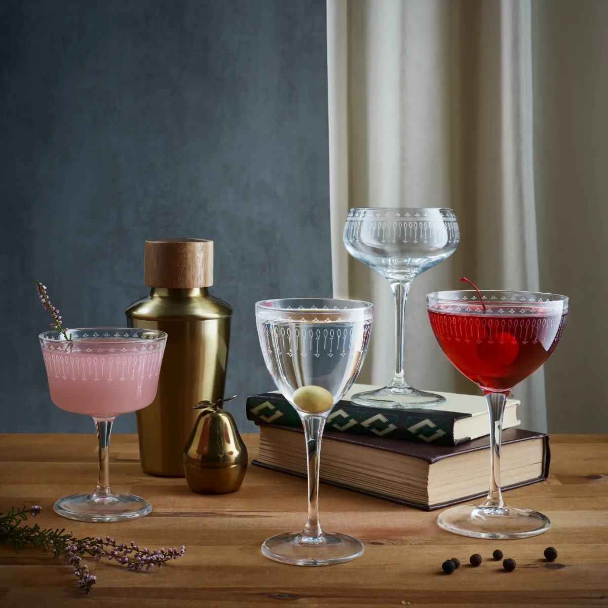 Bormioli Rocco Bartender Art Deco' Martini 235ml (1.22112)