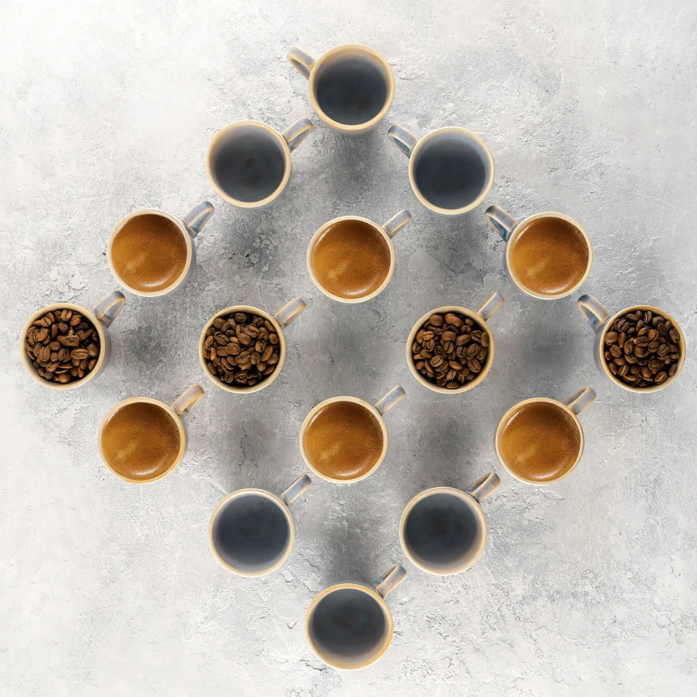 Brew Azure Blue Long Black Cup 180ml