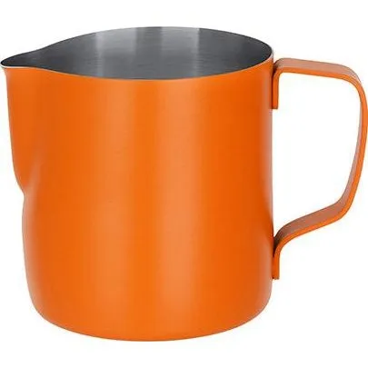 Brew Milk Frothing Jug S/S 350ml Powder Coat Orange