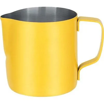 Brew Milk Frothing Jug S/S 350ml Powder Coat Yellow