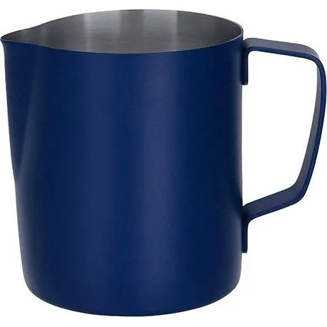 Brew Milk Frothing Jug S/S 600ml Powder Coat Blue