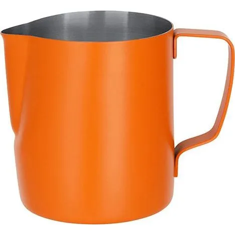 Brew Milk Frothing Jug S/S 600ml Powder Coat Orange