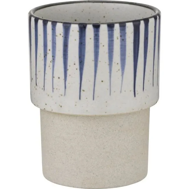 Brew Pottery-Blue Flame Tumbler Stack No Hdl 280ml