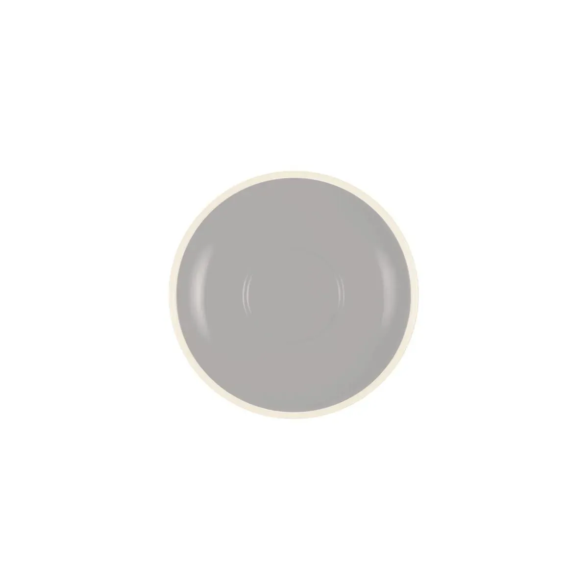 Brew-Silver Ice/White Matt Espresso Saucer Bw00800