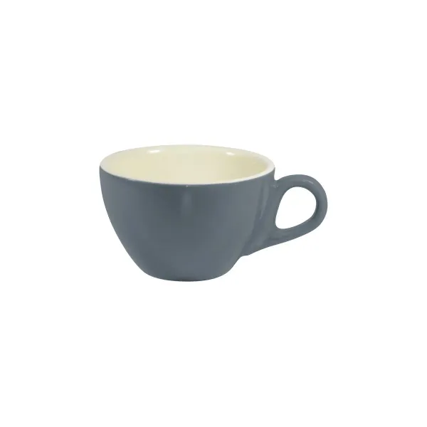 Brew-Steel Blue/White Latte Cup 280ml