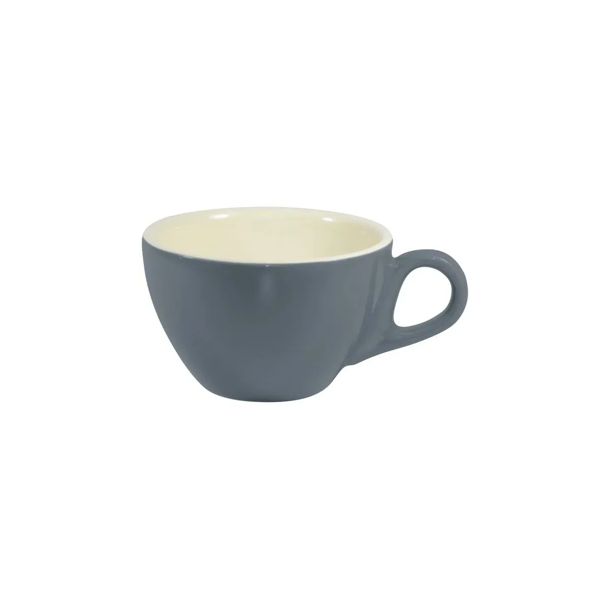Brew-Steel Blue/White Latte Cup 280ml