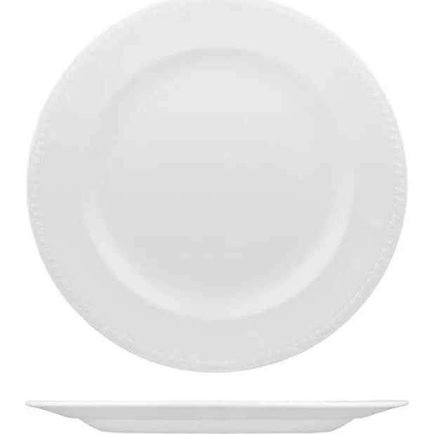 Round Plate-215mm ร - White