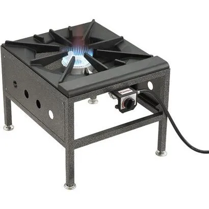 Auscrown Dual Ring High Pressure Stockpot Burner with Frame view 3