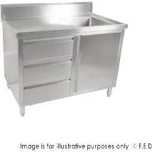SC-6-1200R-H Cabinet with Right Sink