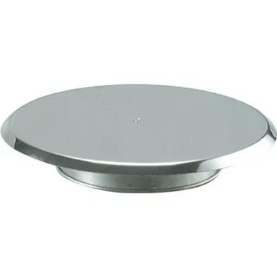 Cake Stand Revolving Stainless Steel — 300x50mm