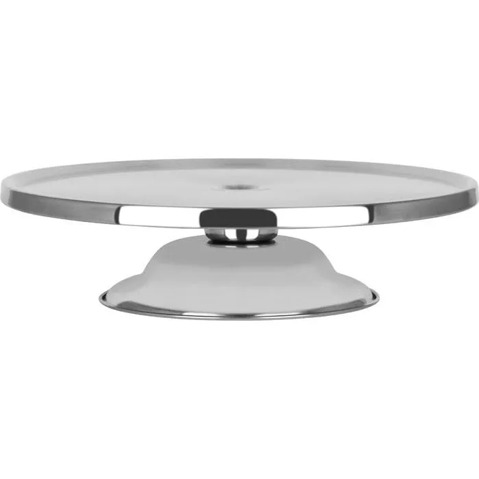 Cake Stand Stainless Steel โ 300x75mm