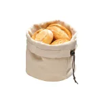 Canvas Cotton Bag With Cord Beige 200 X 235mm