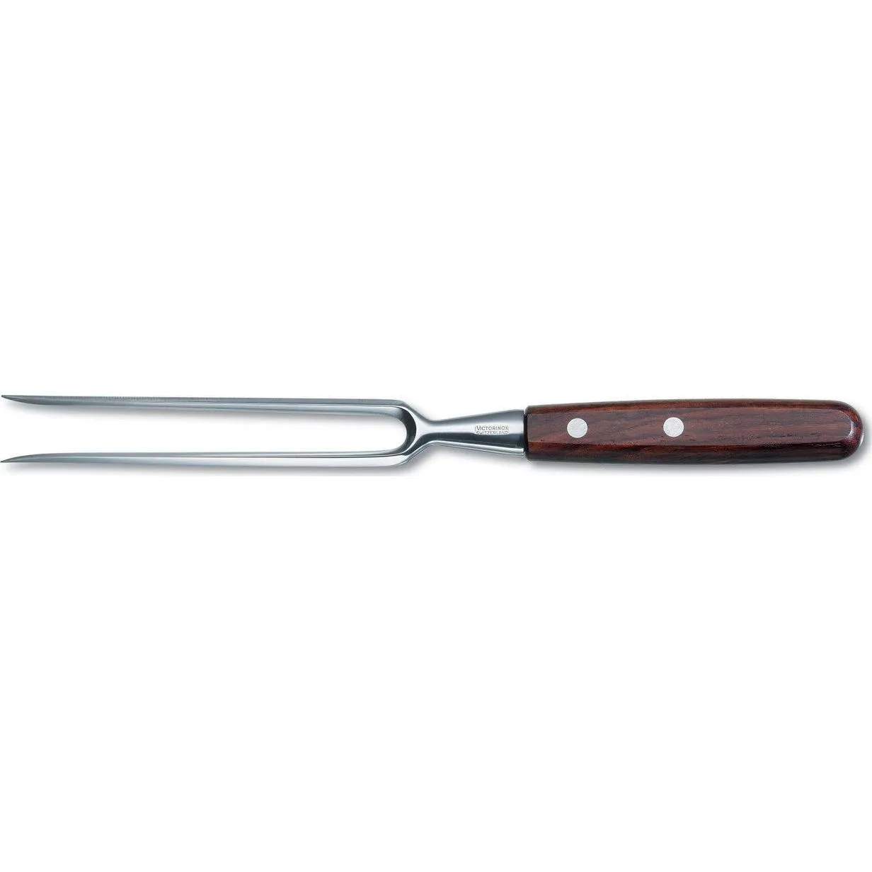 Carving Fork, 18cm, Forged Tines - Wood