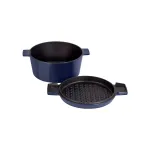 Cast Iron French Oven Mid Blue 240mm