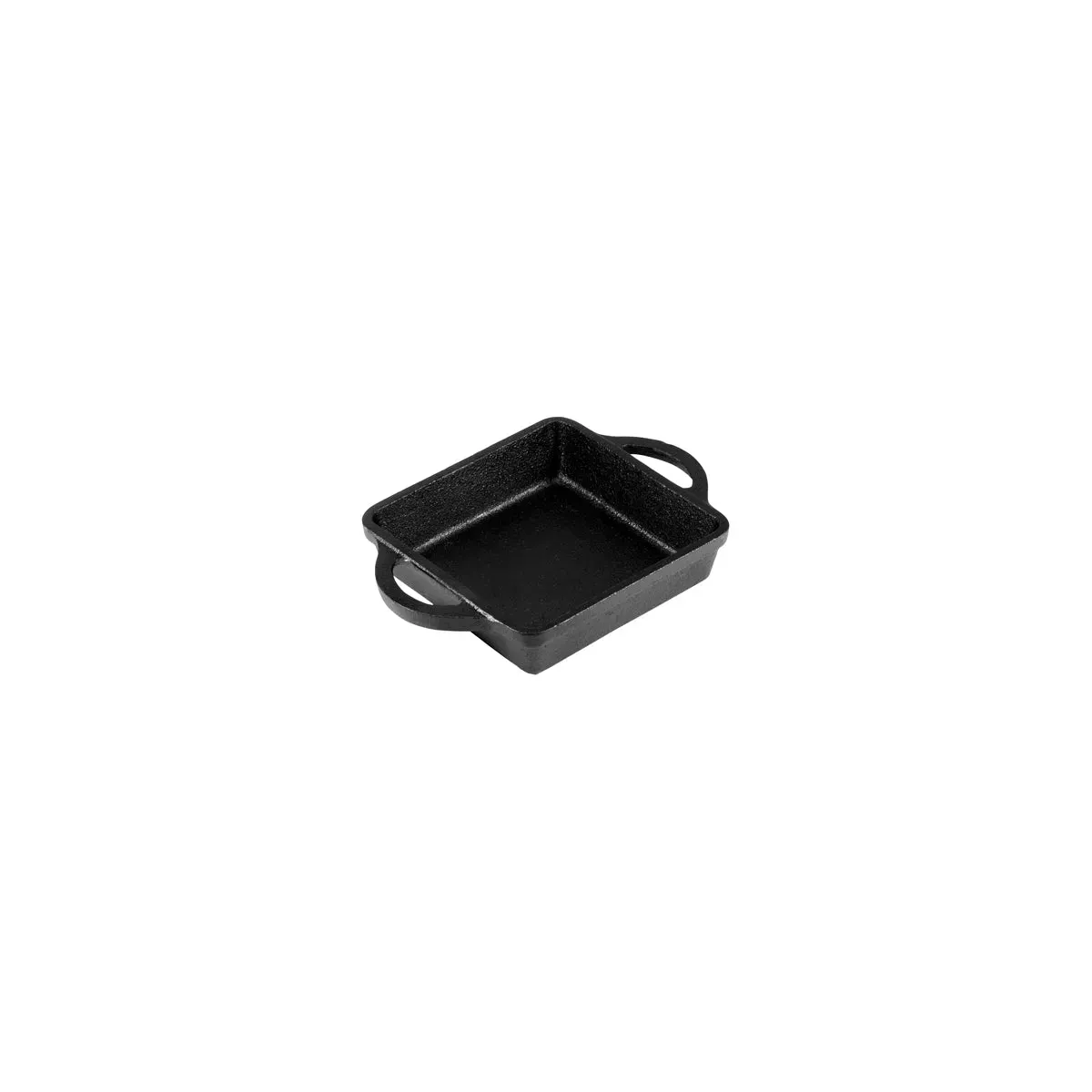 Cast Iron Mini Square Skillet with Handles 120x120x30mm