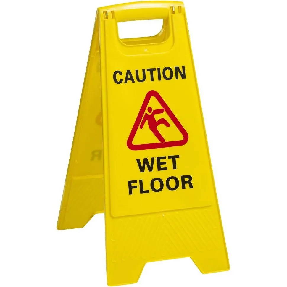 Caution Wet Floor Sign A-Frame