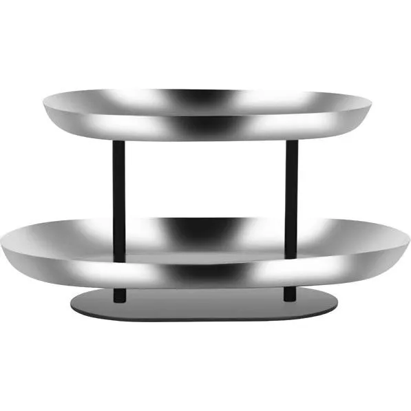 Chef Inox 2-Tier Seafood Stand Ss/Iron 380x260x195mm