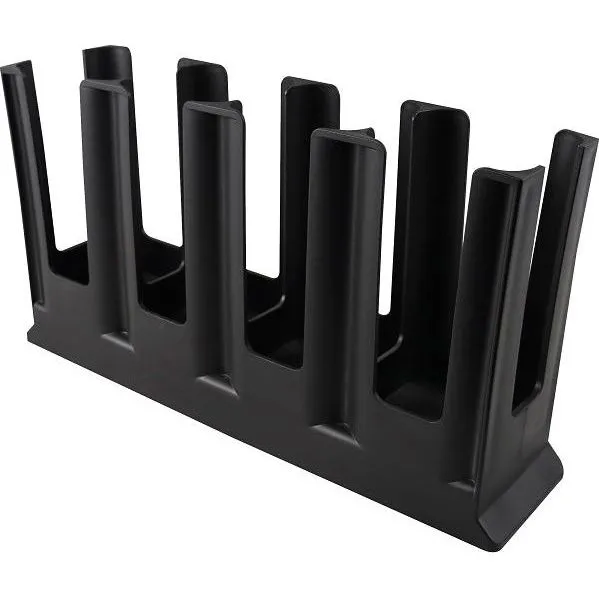 Chef Inox 4-Compartment Horizontal Cup Organiser Black