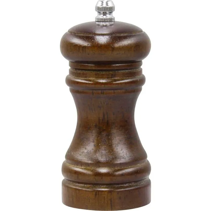 Chef Inox Cafe Mill Salt/Pepper Wd Ceramic Gear 115mm Dark