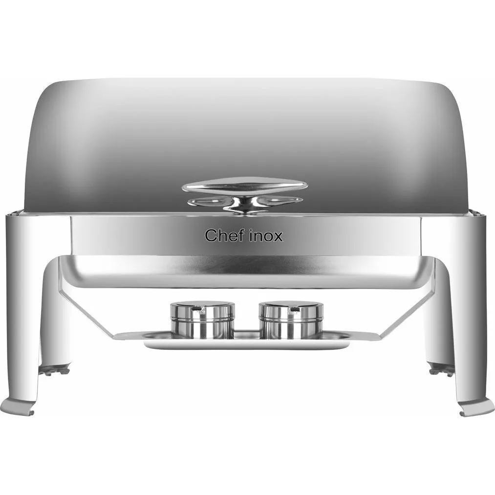 Chef Inox Chafer Roll Top Stackable S/S 1/1 Size