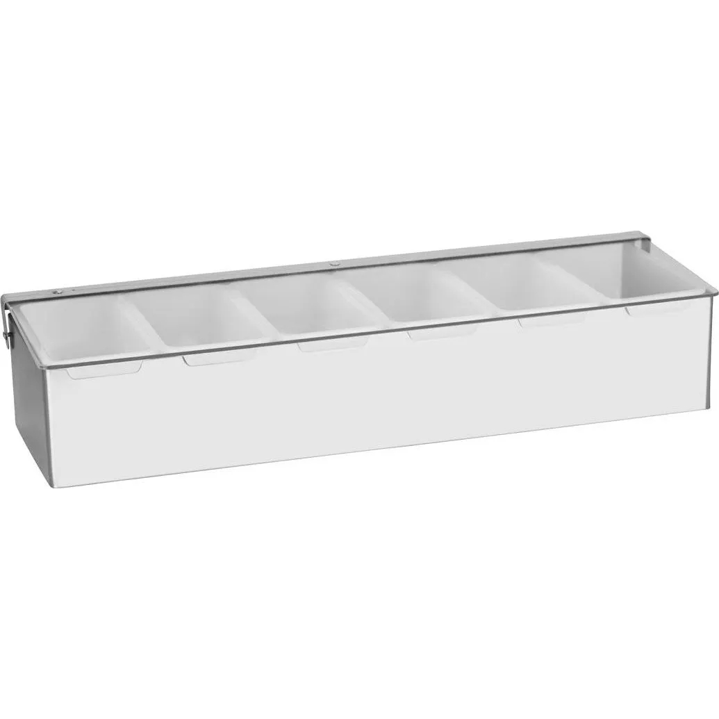 Condiment Dispenser/Garnish Caddy 6-Compartment