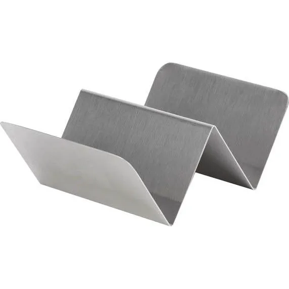 Chef Inox Coney Is 2-Comp S/S Taco Holder/Stand 100x80x40mm