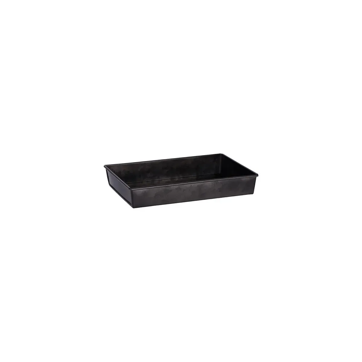 Chef Inox Coney Is Galv Blk Rect Tray Flared 240x160x40mm