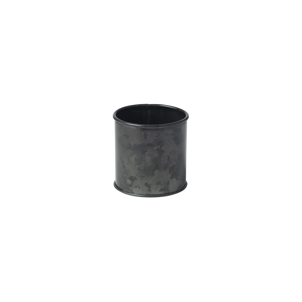 Chef Inox Coney Is Galvanised Blk Sugar Sachet Pot 70x70mm