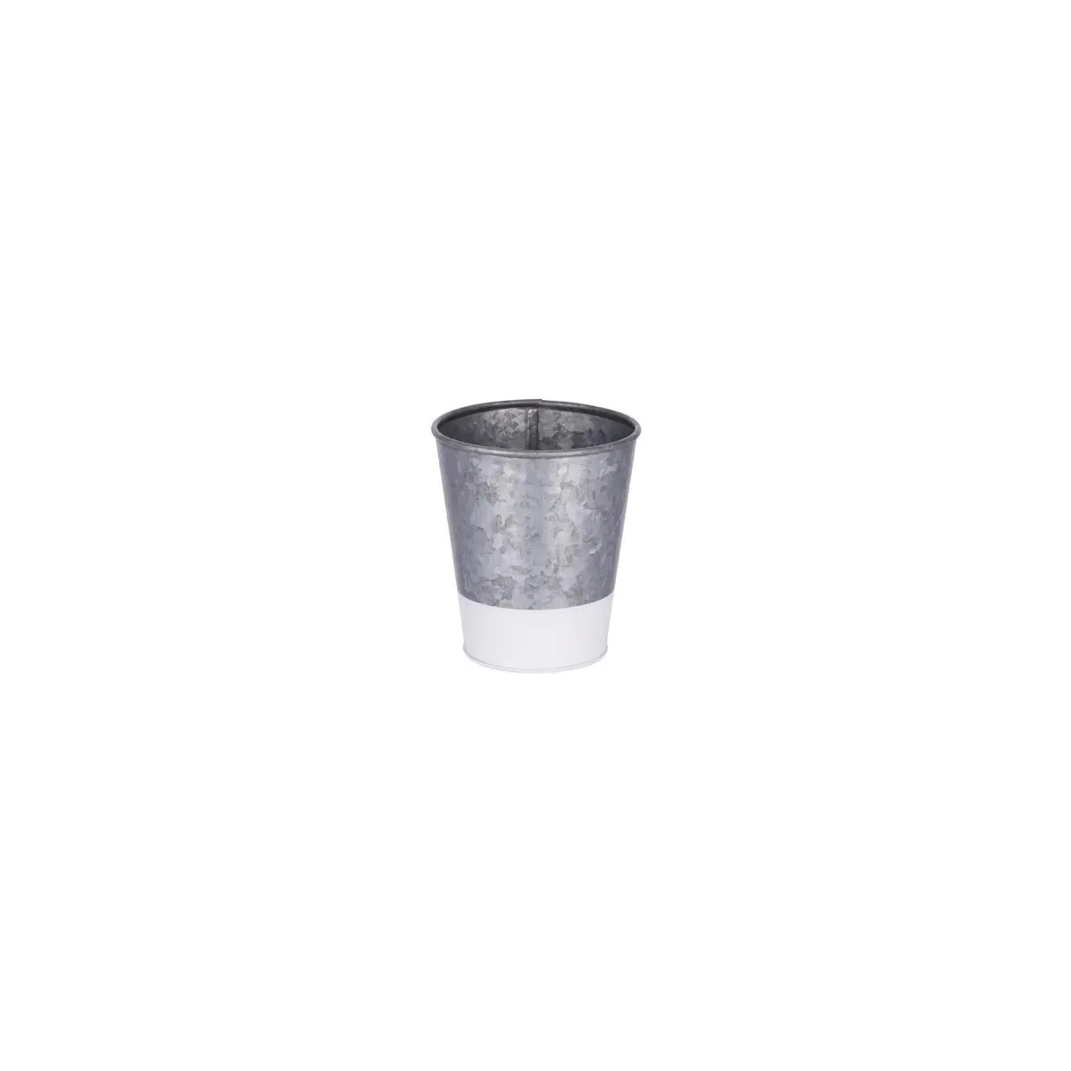 Chef Inox Coney Is Galvanised Pot 95x105mm Dipped Whi