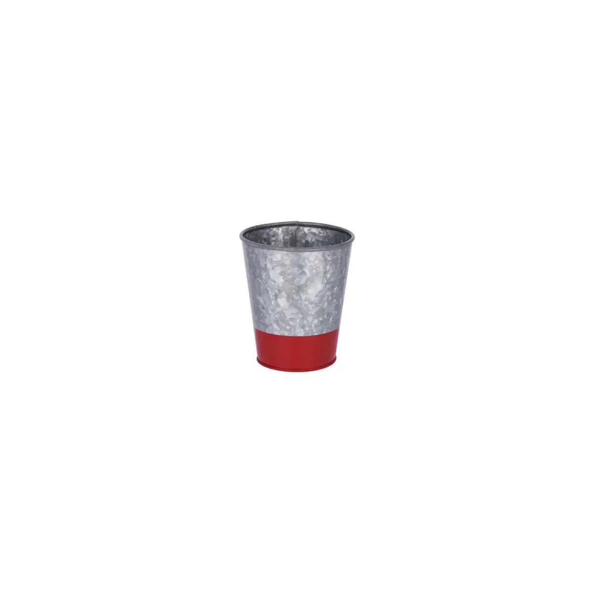 Chef Inox Coney Is Galvanised Pot 95x105mm Dipped Red