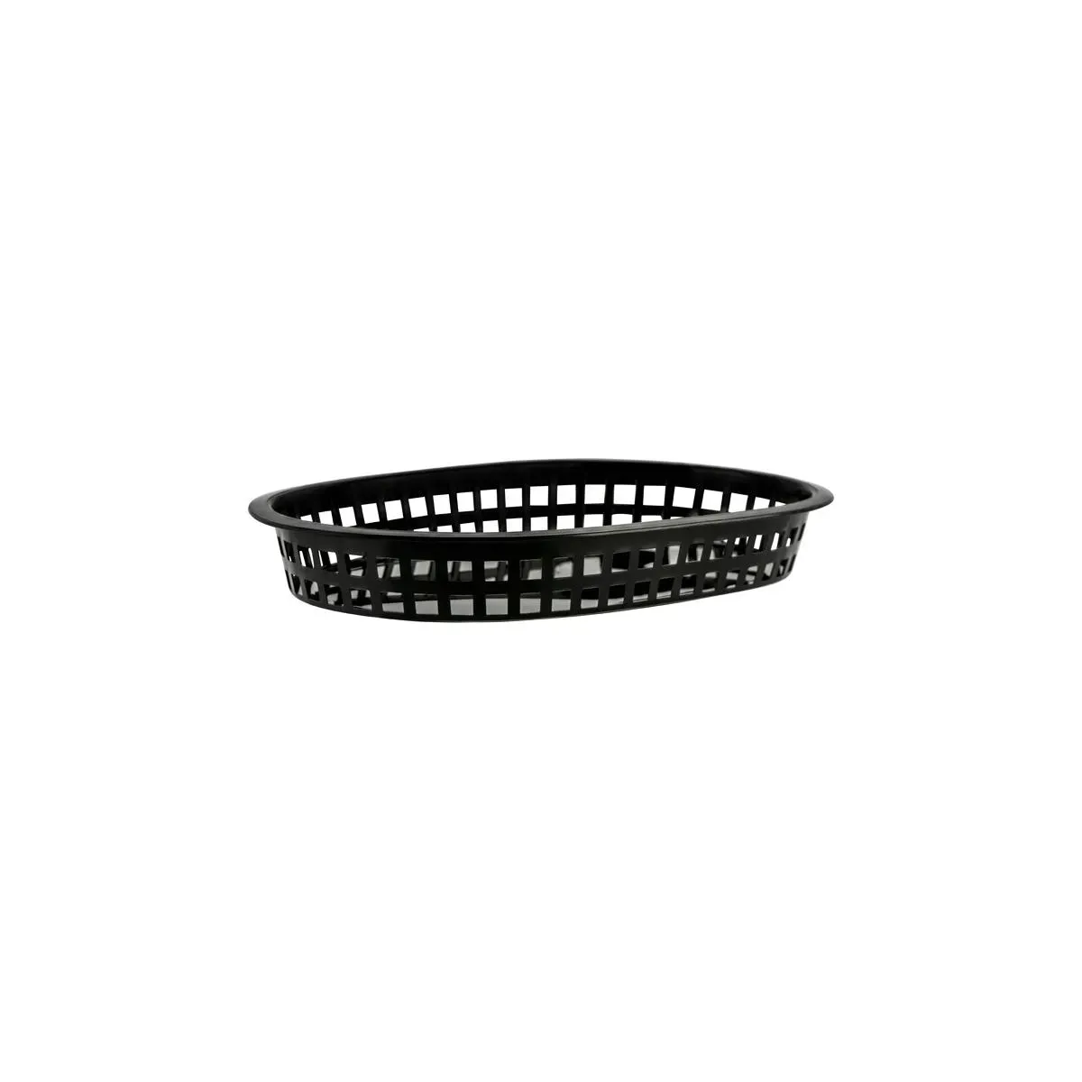 Chef Inox Coney Is Plastic Rect Basket 270x180x40mm Blk
