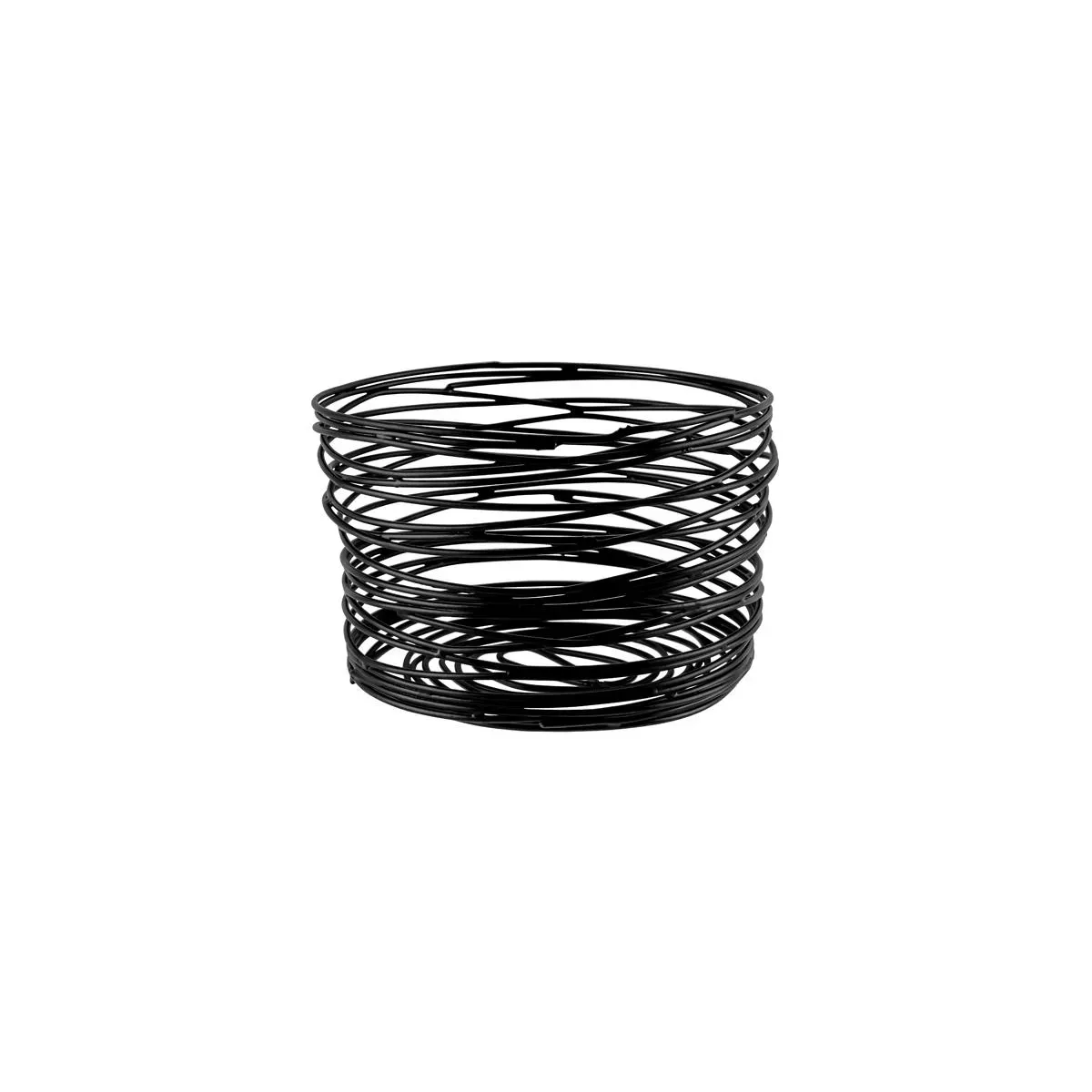Chef Inox Coney Is Round Wire Basket 180x115mm Patina Blk
