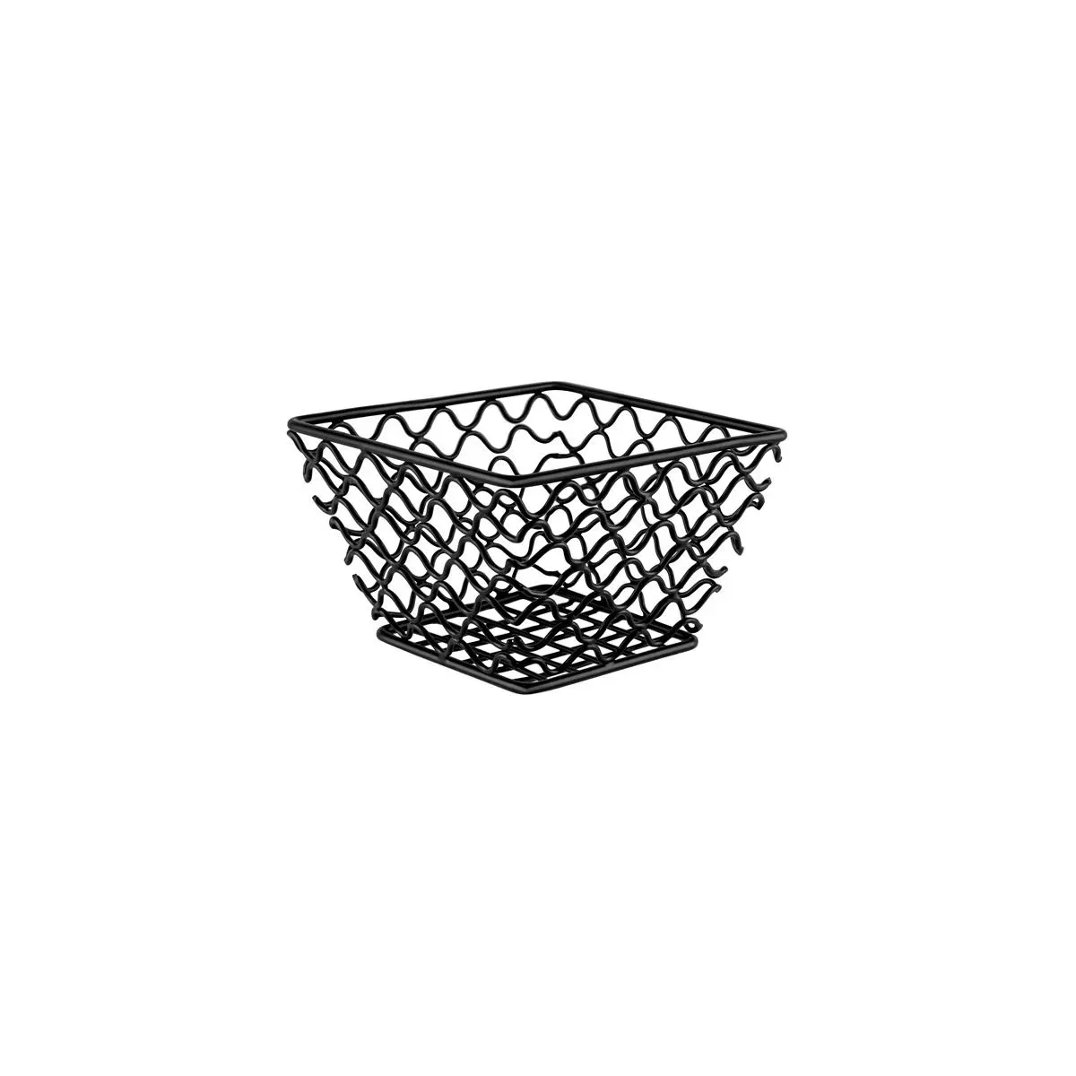 Chef Inox Coney Is Square Basket 155x155x105mm Patina Black