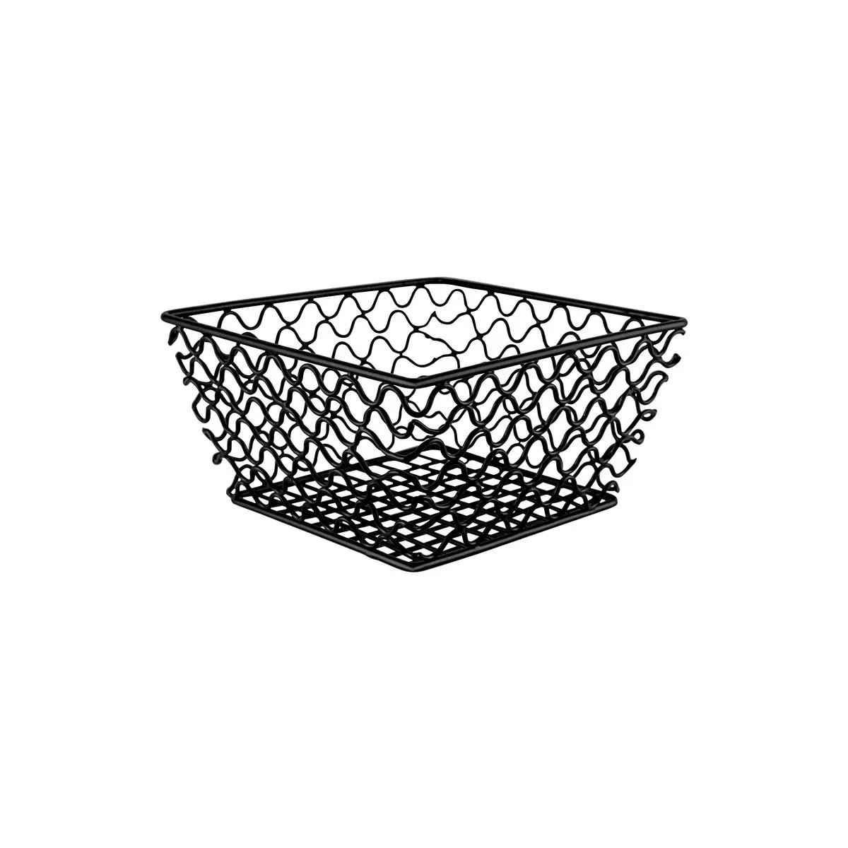 Chef Inox Coney Is Square Basket 205x205x105mm Patina Black