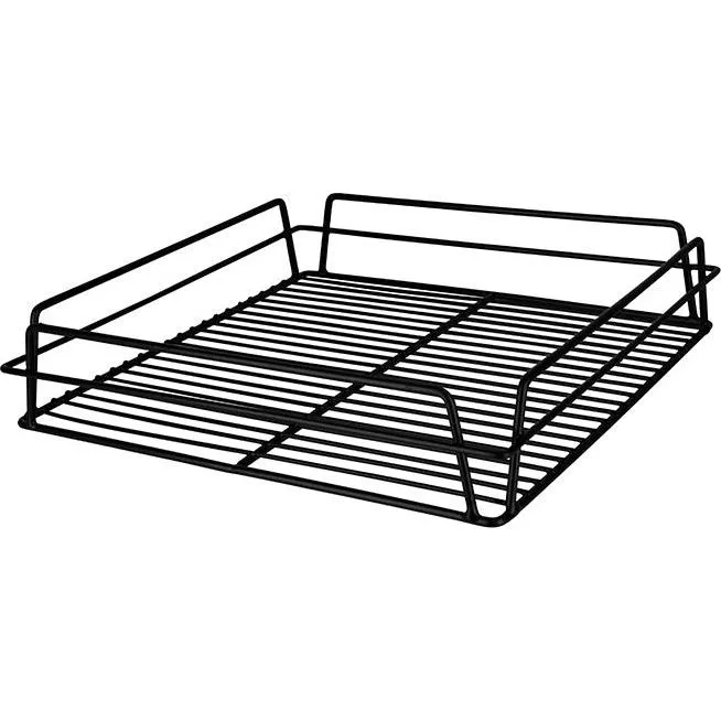 Glass Basket Black 360x360x80mm
