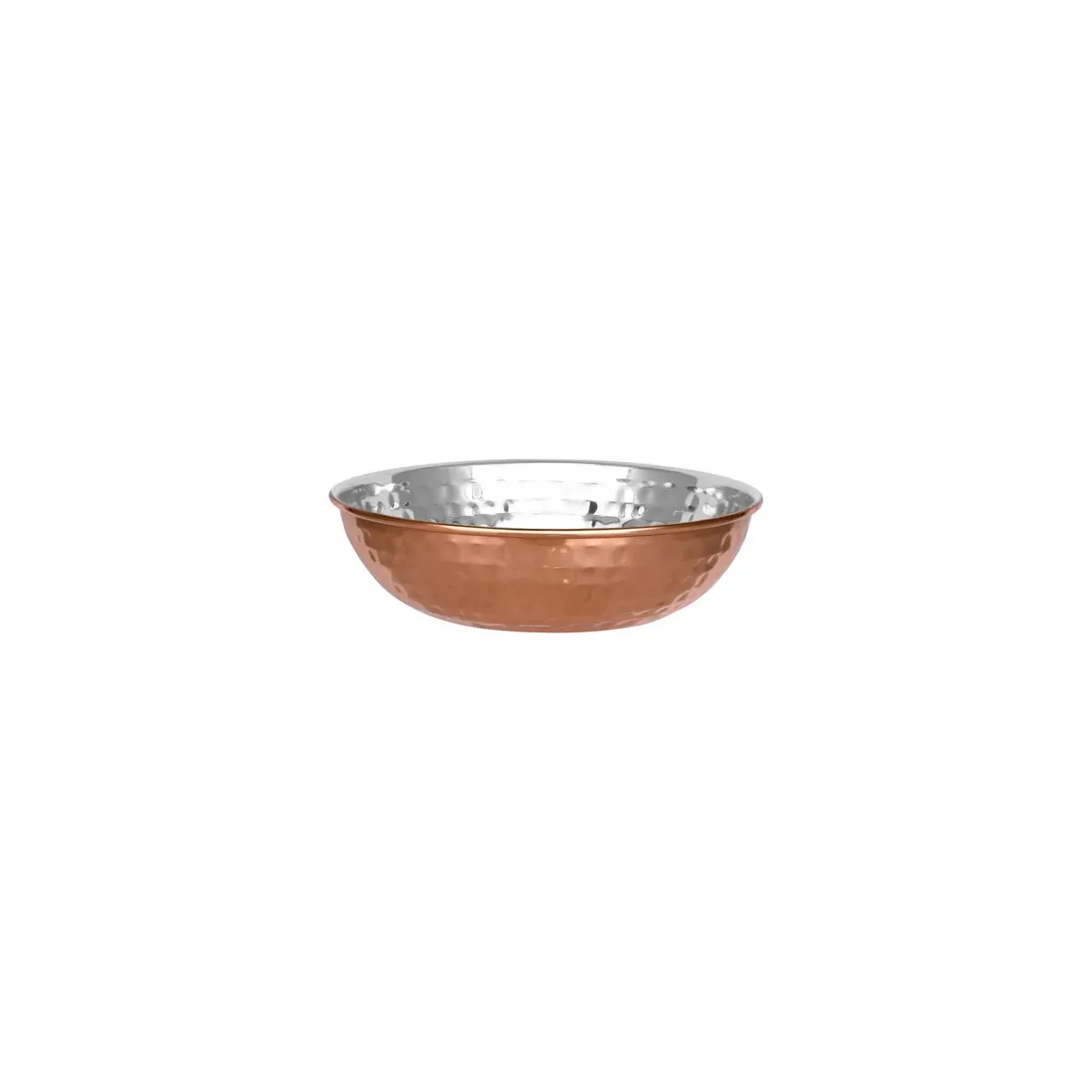 Chef Inox Kadai Bowl No Hdls S/S W/Copper Plate 170x50mm