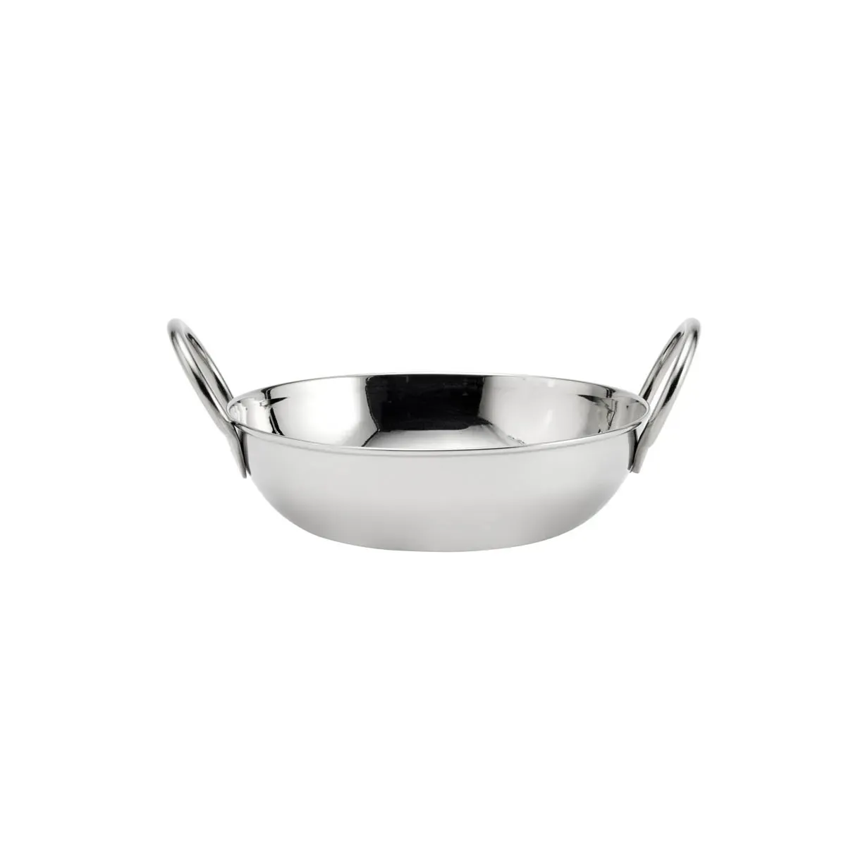 Chef Inox Kadai Bowl W/Hdls S/S 130mm