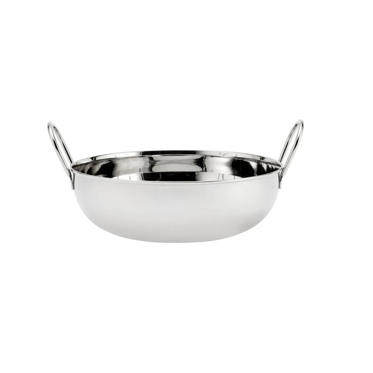 Chef Inox Kadai Bowl W/Hdls S/S 210mm