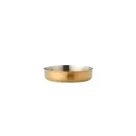 Chef Inox Miniature Deep Pan W/O Hdl Brushed Brass 125mm
