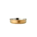 Chef Inox Miniature Deep Pan W/O Hdl Brushed Brass 180mm