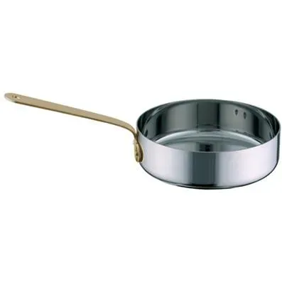 Chef Inox Miniature Frypan W/Brass Hdl 100x30mm18/10