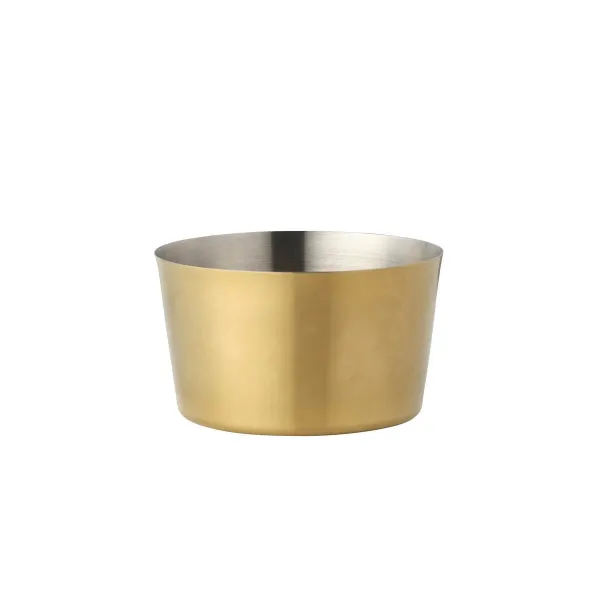 Chef Inox Miniature Sauce Pan W/O Hdl Brushed Brass 140mm