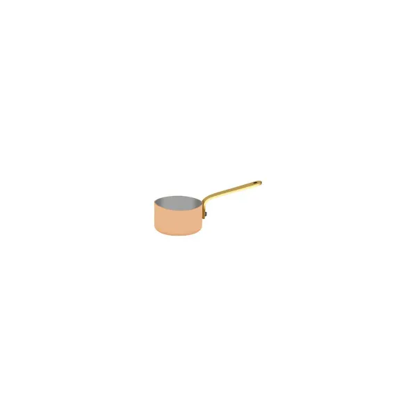 Chef Inox Miniature Saucepan Copper W/Brass Hdl 50x30mm