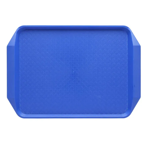 Chef Inox Rect Fast Food Tray Pp 425x300x35mm Blue