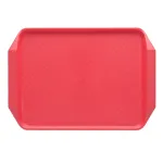 Chef Inox Rect Fast Food Tray Pp 425x300x35mm Red