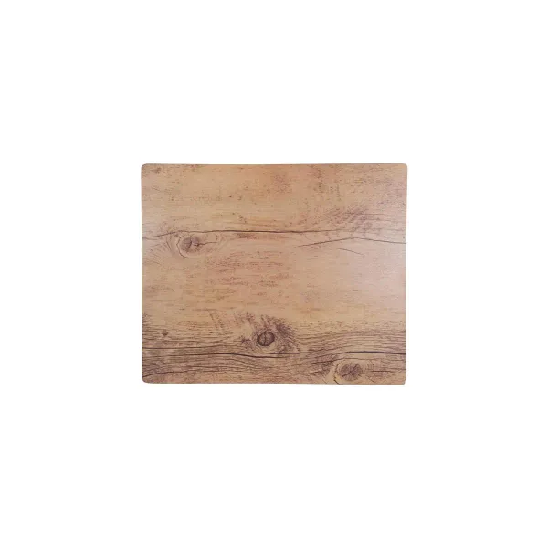 Chef Inox Rect Pizza Board Ma 310x255mm Oak Wood Effect