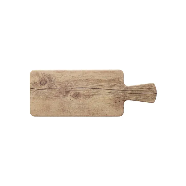Chef Inox Rect Pizza Paddle Ma 280x140mm Oak Wood Effect