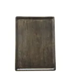 Chef Inox Rect Serving Board Mangowood 400x200x15mm Dark
