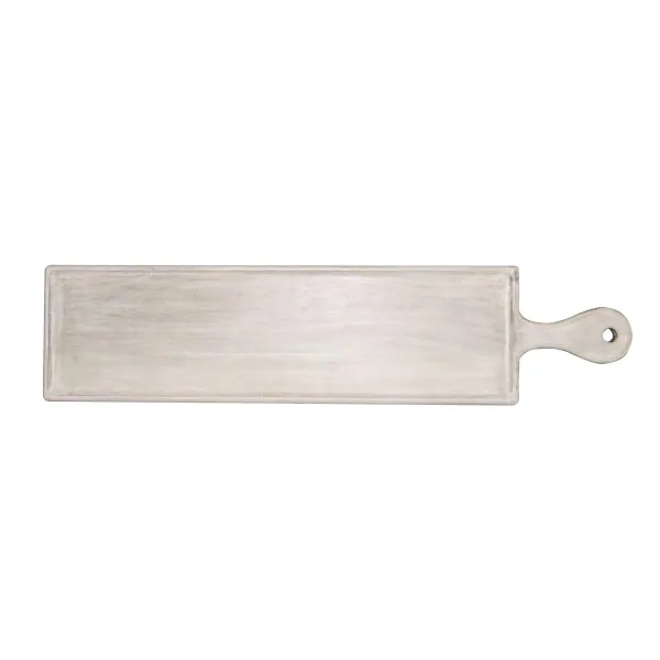 Chef Inox Rect Serving Board W/Hdl Mangowd 670x850x200mm Whi